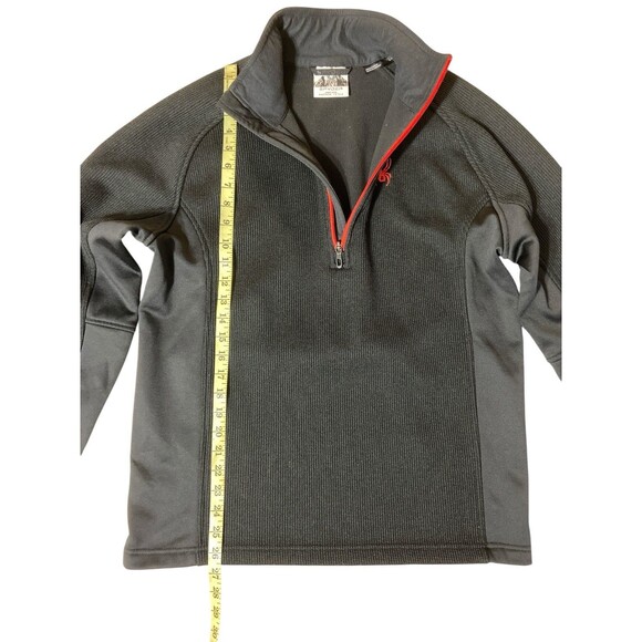 Spyder Men’s 1/4 Zip‎ Pullover Fleece Jacket Black Red Logo Size L Large Outdoor - Picture 5 of 9